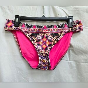 Women's - Multi-colored Bikini Bottoms - (M)